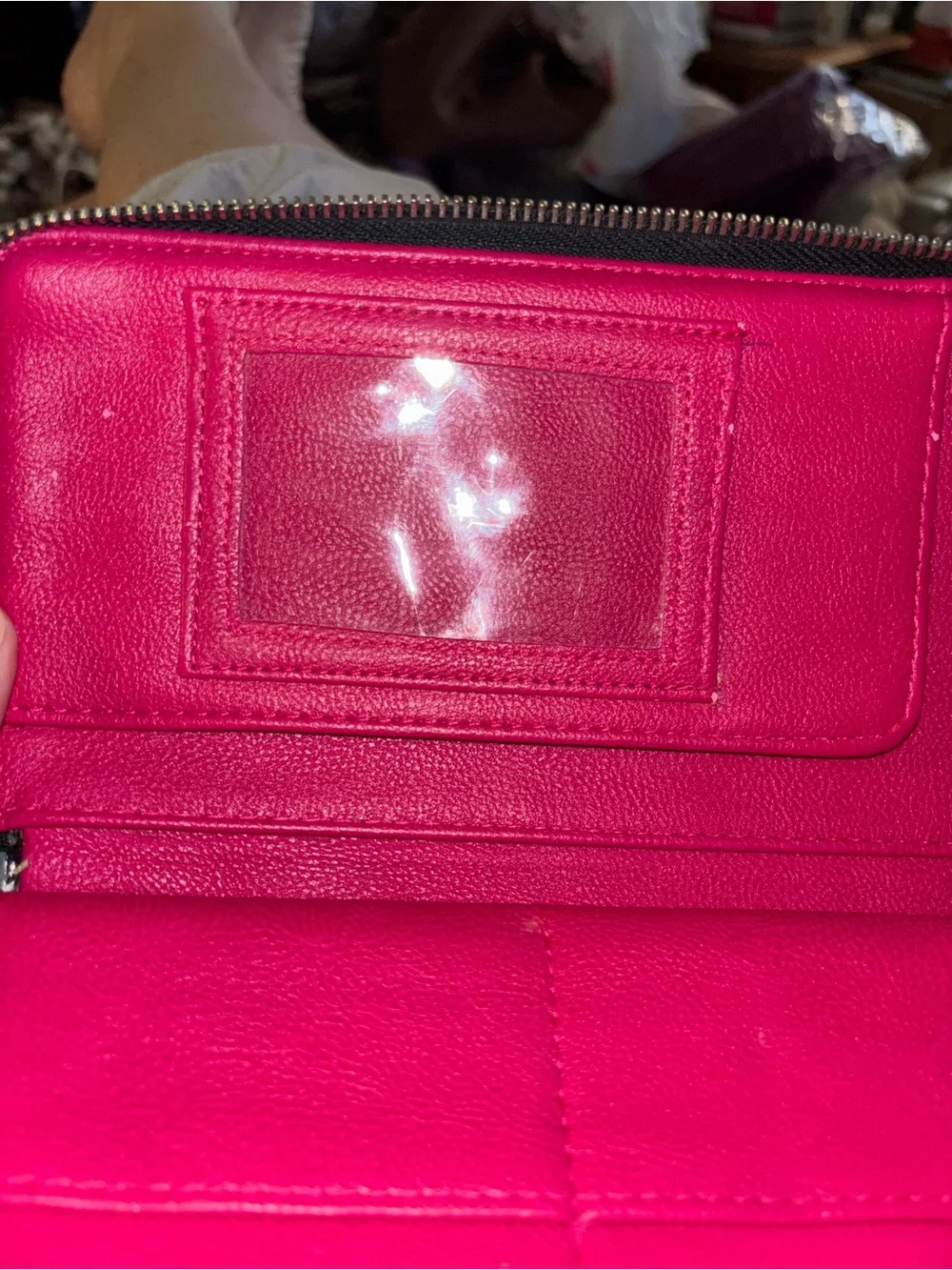 Betsey Johnson Black Embossed Skull Wallet